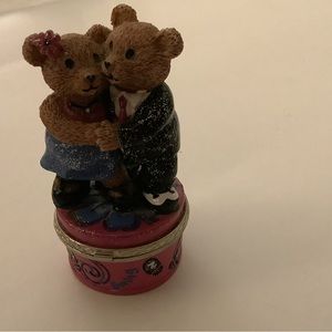 Claire’s 1999 Swing Dance Bear Trinket Box